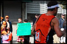 Marathon Runners Grab Kosher Drinks From Local Community’s Table